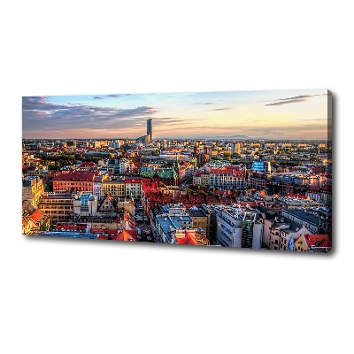 Tablou pe pânză canvas Panorama Wroclaw