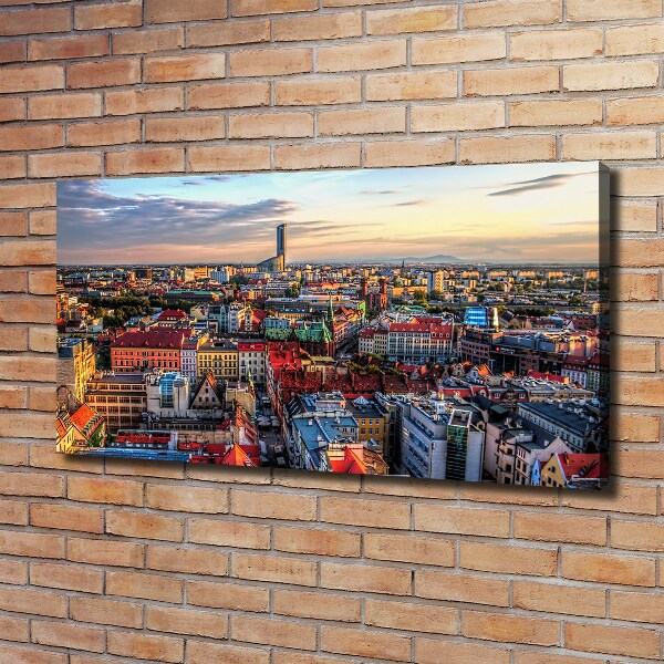 Tablou pe pânză canvas Panorama Wroclaw