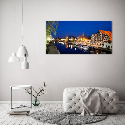 Imprimare tablou canvas noapte Bydgoszcz