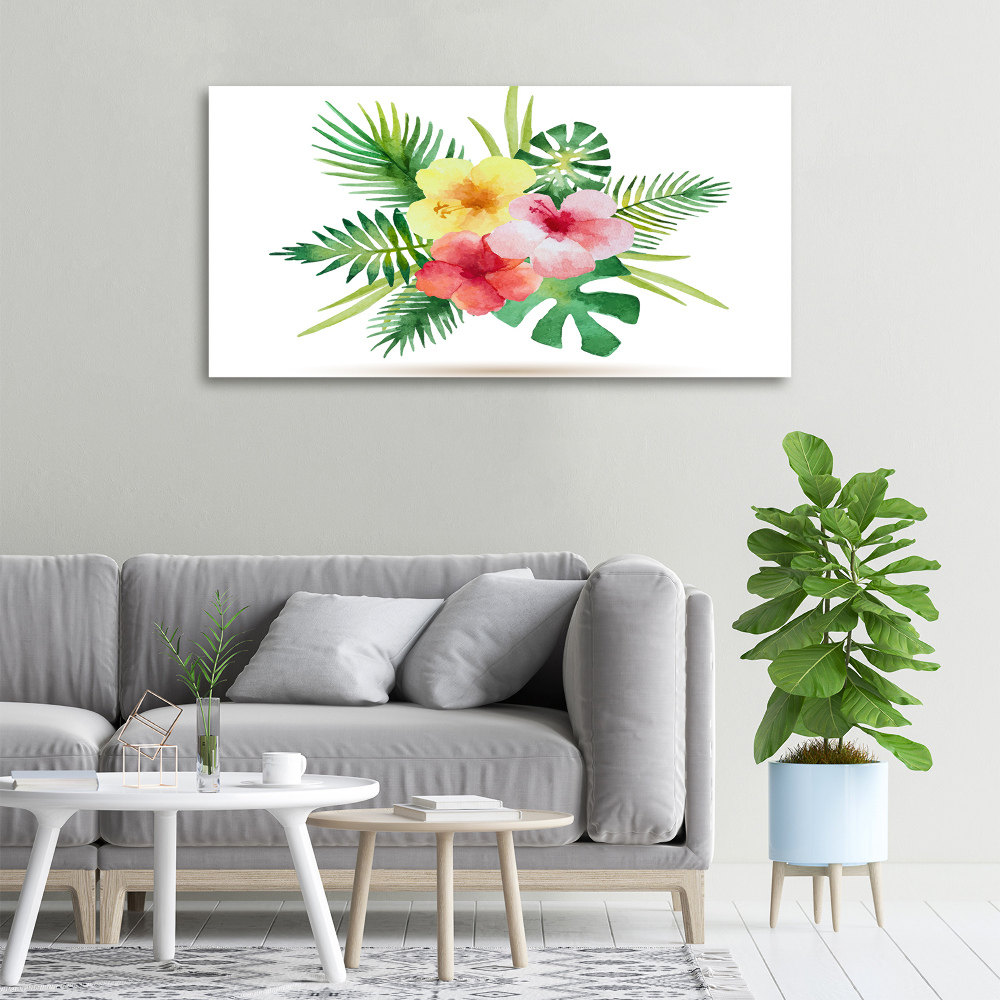 Tablou pe pânză canvas flori Hawaii