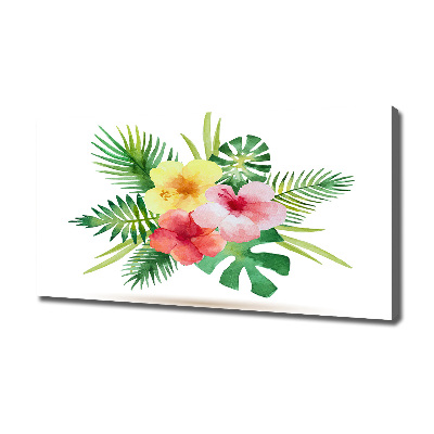 Tablou pe pânză canvas flori Hawaii