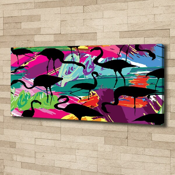 Tablou canvas Flamingos