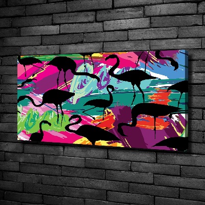 Tablou canvas Flamingos