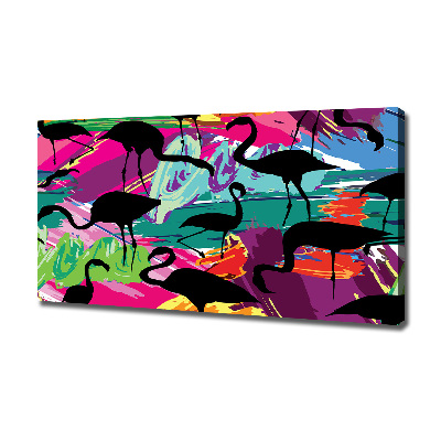 Tablou canvas Flamingos