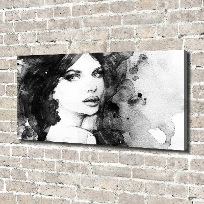 Imprimare tablou canvas femeie portret