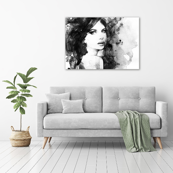 Imprimare tablou canvas femeie portret