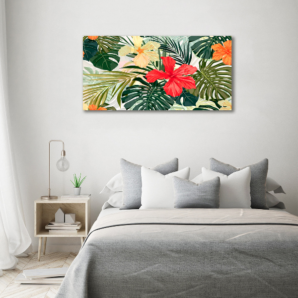 Tablou canvas flori Hawaii