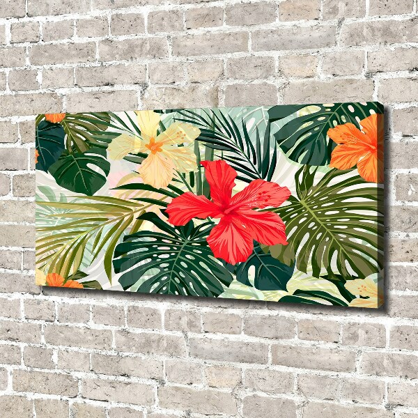 Tablou canvas flori Hawaii