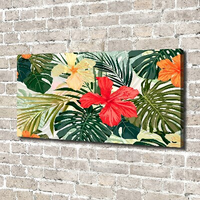 Tablou canvas flori Hawaii