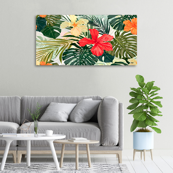 Tablou canvas flori Hawaii