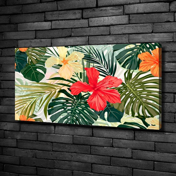 Tablou canvas flori Hawaii