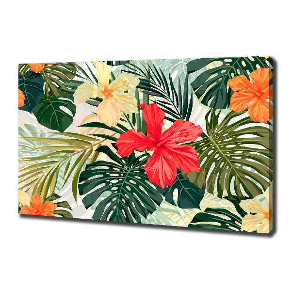 Tablou canvas flori Hawaii