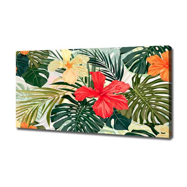 Tablou canvas flori Hawaii