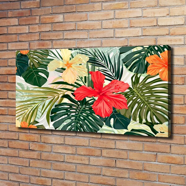 Tablou canvas flori Hawaii