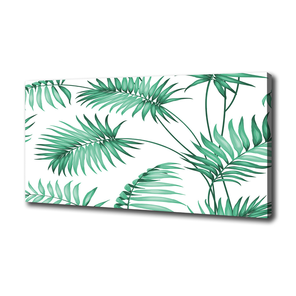 Print pe canvas frunze tropicale