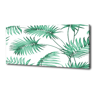 Print pe canvas frunze tropicale