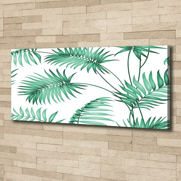 Print pe canvas frunze tropicale