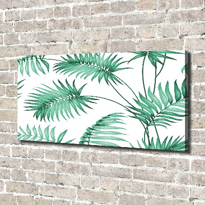 Print pe canvas frunze tropicale