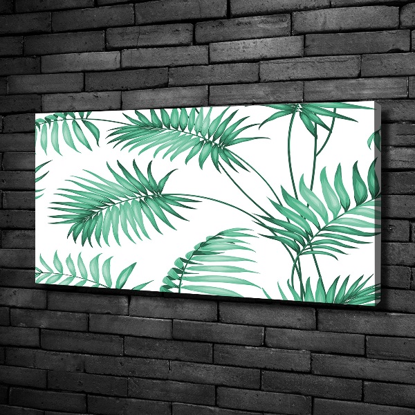 Print pe canvas frunze tropicale