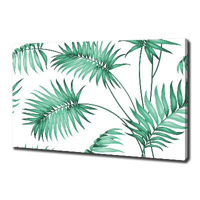 Print pe canvas frunze tropicale