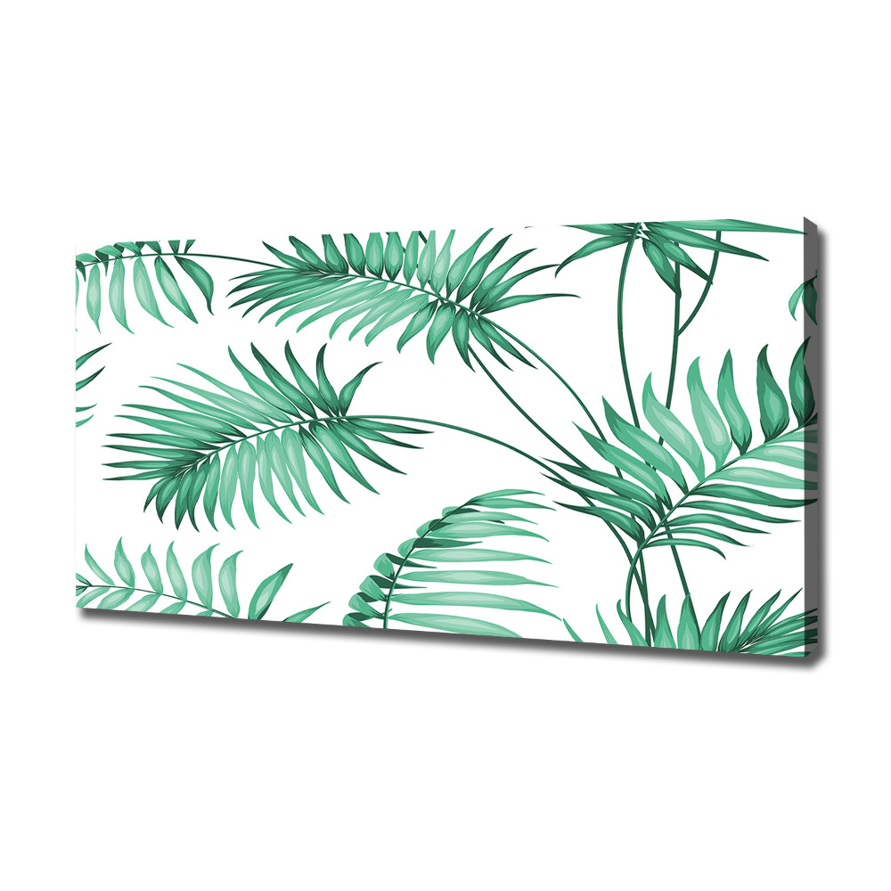 Print pe canvas frunze tropicale