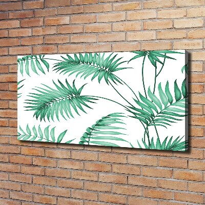 Print pe canvas frunze tropicale