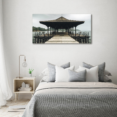 Tablou canvas Pier în Hong Kong