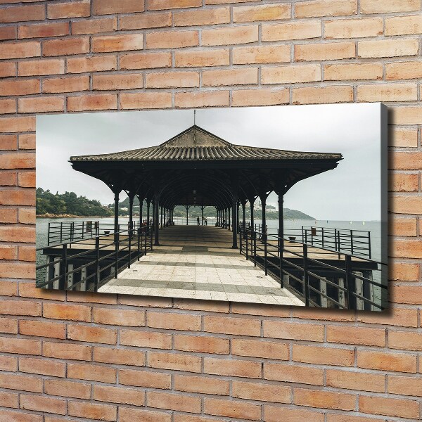 Tablou canvas Pier în Hong Kong