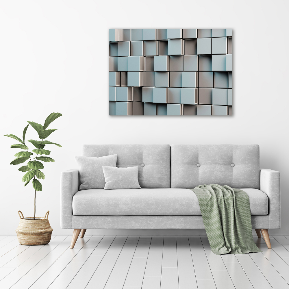 Imprimare tablou canvas cuburi de perete