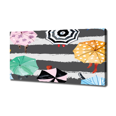 Tablou pe pânză umbrele colorate