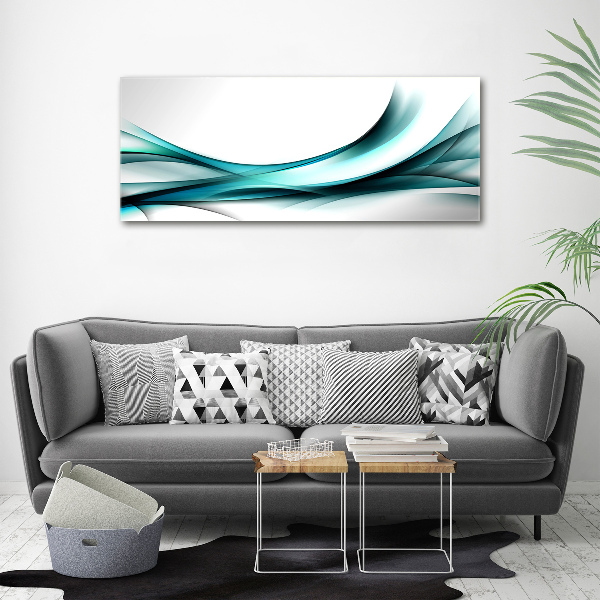 Print pe canvas valuri abstracte