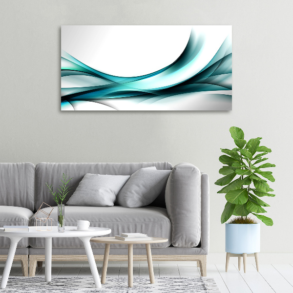 Print pe canvas valuri abstracte