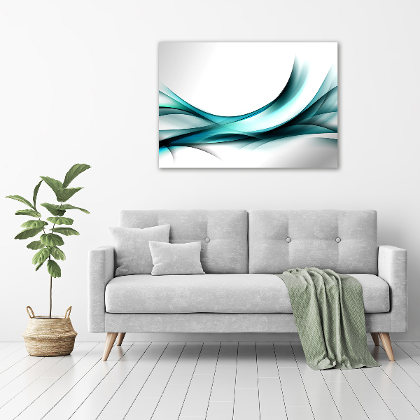 Print pe canvas valuri abstracte