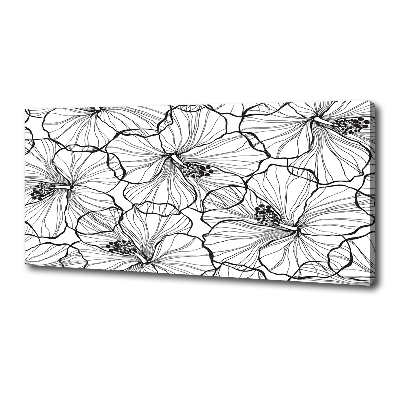 Print pe canvas flori Hawaii