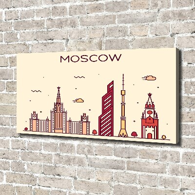 Tablou canvas clădiri din Moscova