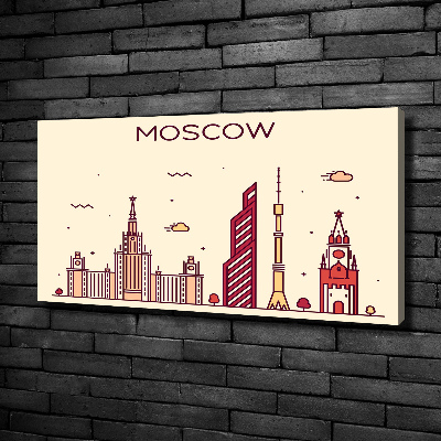 Tablou canvas clădiri din Moscova