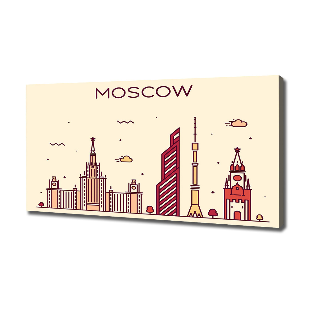 Tablou canvas clădiri din Moscova