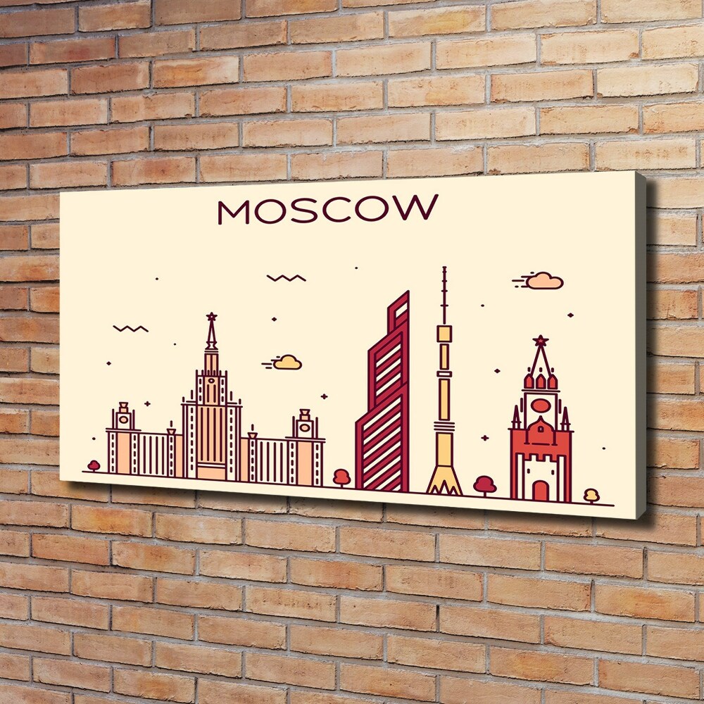 Tablou canvas clădiri din Moscova