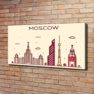 Tablou canvas clădiri din Moscova