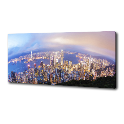 Tablou canvas Hong Kong panorama