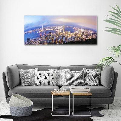 Tablou canvas Hong Kong panorama