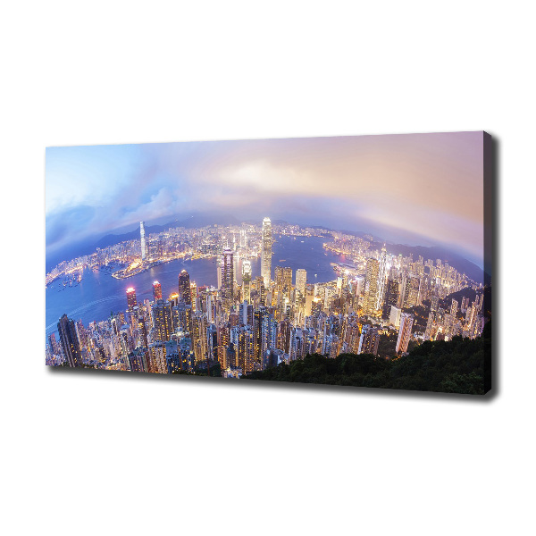 Tablou canvas Hong Kong panorama