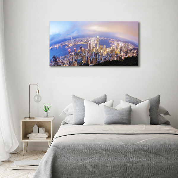 Tablou canvas Hong Kong panorama