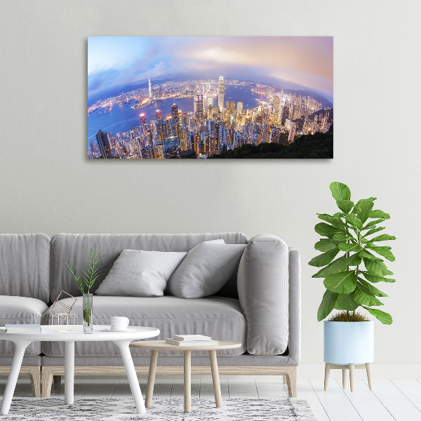 Tablou canvas Hong Kong panorama