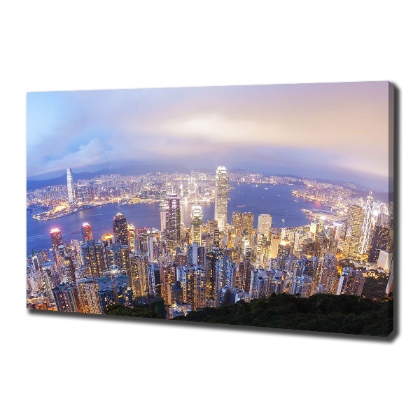 Tablou canvas Hong Kong panorama