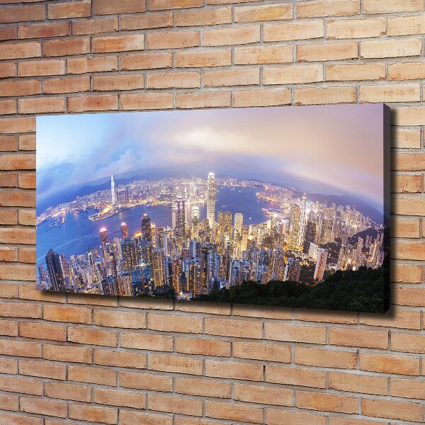 Tablou canvas Hong Kong panorama