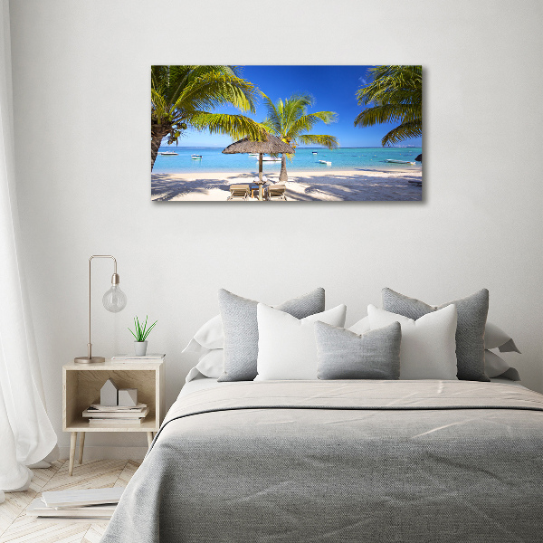 Imprimare tablou canvas plaja Mauritius