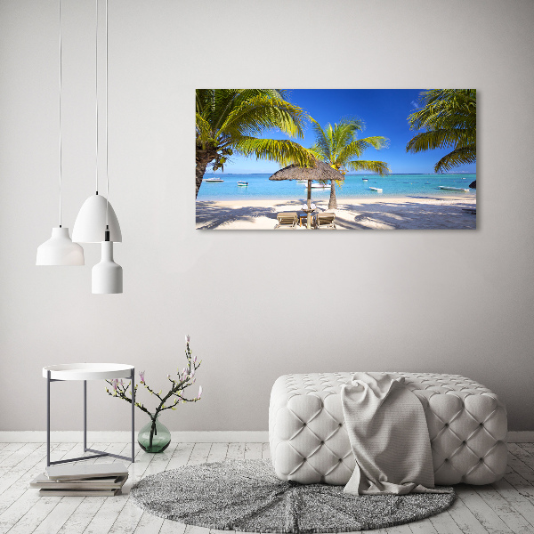 Imprimare tablou canvas plaja Mauritius