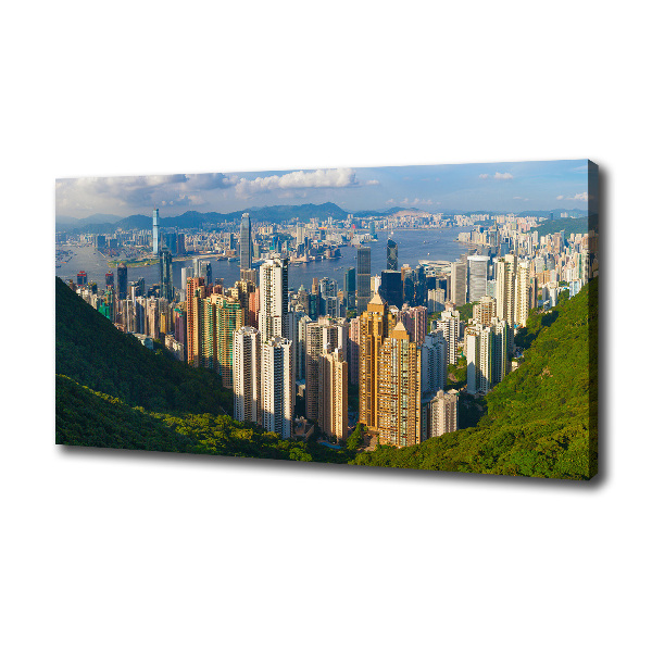 Tablouri tipărite pe pânză Hong Kong panorama