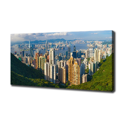 Tablouri tipărite pe pânză Hong Kong panorama